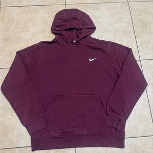 Nike Men's Burgundy Hoodie